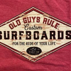 OGR Custom Surf H,Red Men's T-Shirt Old Guys Rule