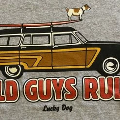 OGR Lucky Dog Sp Grey Men's T-Shirt Old Guys Rule