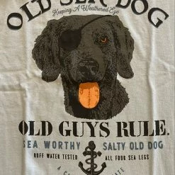 OGR Old Sea Dog Lt Blue Men's T-Shirt Old Guys Rule