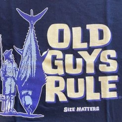 OGR Size Matters Navy Men's T-Shirt Old Guys Rule