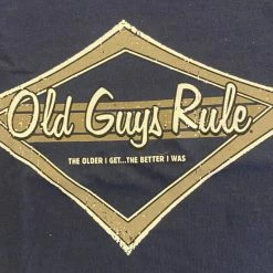 OGR Tonal Diamond Navy Men's T-Shirt Old Guys Rule