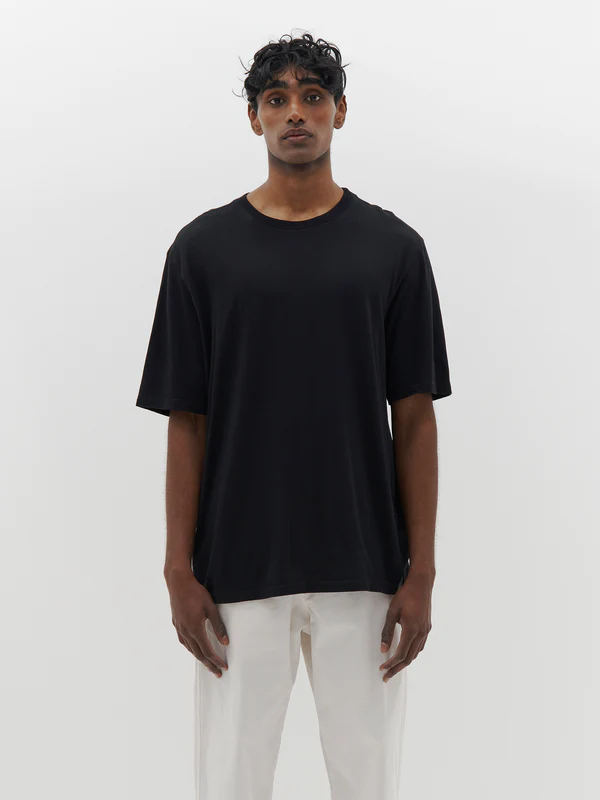 Baby Crib Clothing & Footwear Sales Store -Baby Crib Clothing & Footwear Sales Store PC21MJT38 slouch fit tshirt black FRONT 600x 1