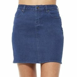 Riders By Lee Hi Rider Skirt I Love You Blue