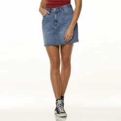 Riders By Lee Girlfriend Skirt Snapshot Blue R/551448/FK9
