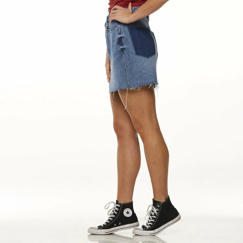 Riders By Lee Girlfriend Skirt Snapshot Blue R/551448/FK9 5 Riders By Lee Girlfriend Skirt Snapshot Blue R/551448/FK9 - Image 3