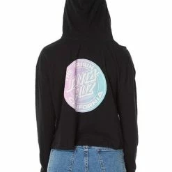 Santa Cruz Cali Fade LS Hooded Tee Black -Baby Crib Clothing & Footwear Sales Store Santa Cruz Cali Dot Fade Famous Rock Shop Newcastle2 800x