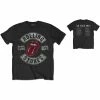 Famous Rock Shop The Rolling Stones Classic Logo 1978 Unisex Tee Black