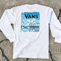 Vans AVE Chrome Longsleeve White -Baby Crib Clothing & Footwear Sales Store Vans AVE Chrome Longsleeve White 3 800x