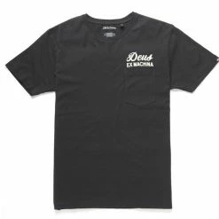 Deus Venice CA Pk Address Tee Black DMS41065A