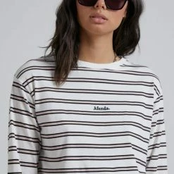 Afends Niko Stripe Cropped Long Sleeve Tee Off White -Baby Crib Clothing & Footwear Sales Store W211078 OFW 4 800x f9fbe008 14dd 49c7 b33e 03edbf463f53 800x