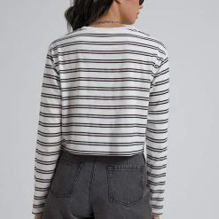 Afends Niko Stripe Cropped Long Sleeve Tee Off White -Baby Crib Clothing & Footwear Sales Store W211078 OFW 6 800x 933c76bc ad0a 49b3 aa35 2ce68381d4b7 800x