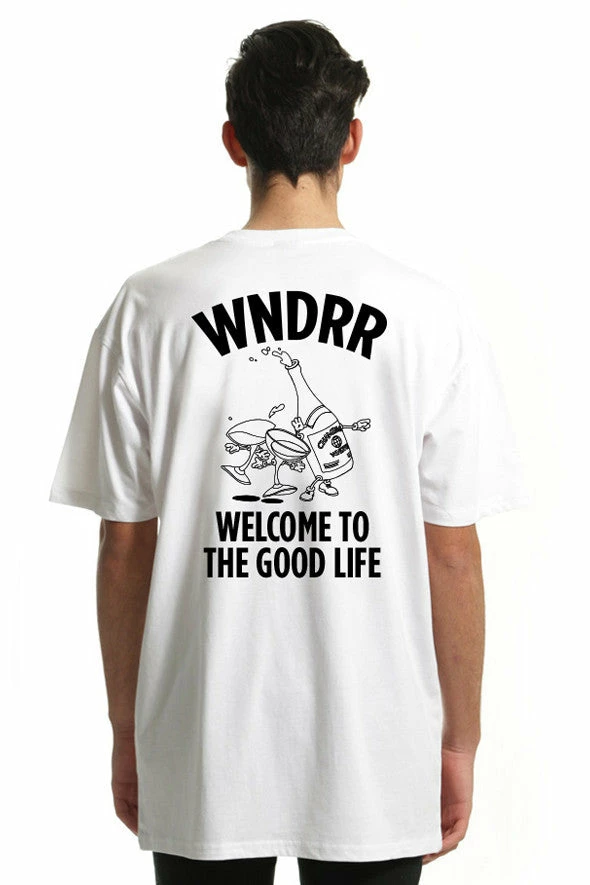 WNDRR Good Life Custom Fit Tee White - Image 2