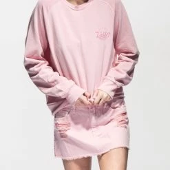 Ziggy Denim Ziggy Clique Sweat Pink ZWT448