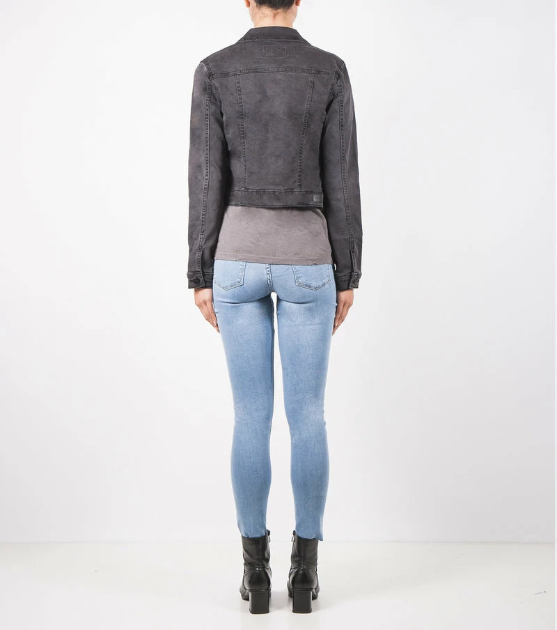 Ziggy Denim Ziggy Slim Shady Denim Jacket Black Stone 5 Ziggy Denim Ziggy Slim Shady Denim Jacket Black Stone - Image 3