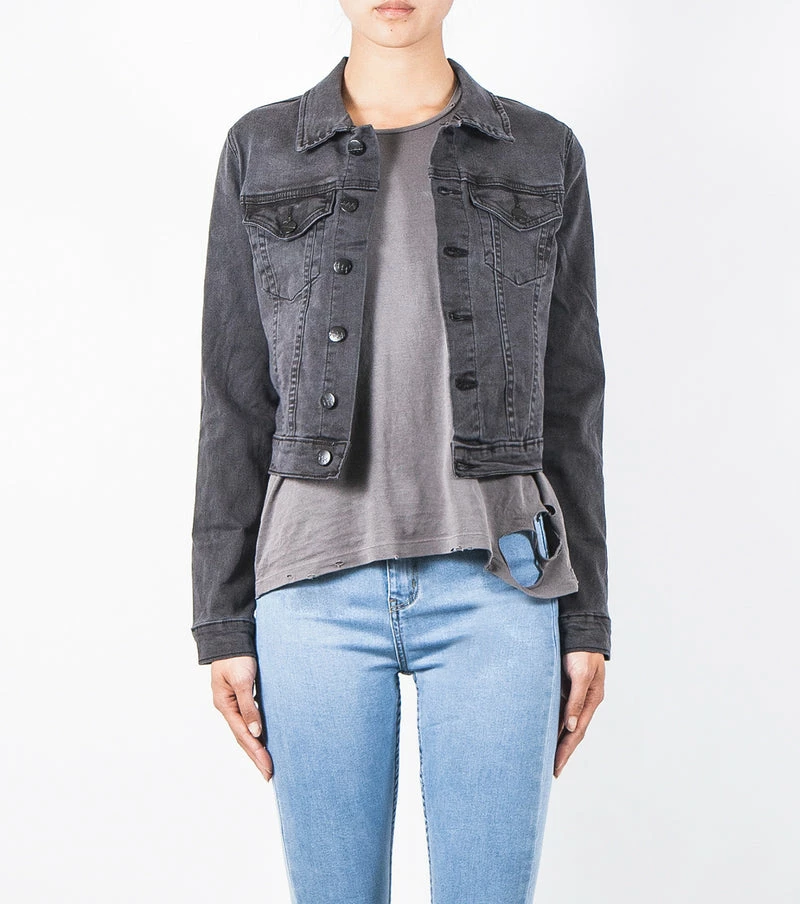 Ziggy Denim Ziggy Slim Shady Denim Jacket Black Stone 3 Ziggy Denim Ziggy Slim Shady Denim Jacket Black Stone