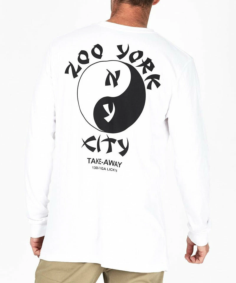 Zoo York Take-Away LS Tee White - Image 2