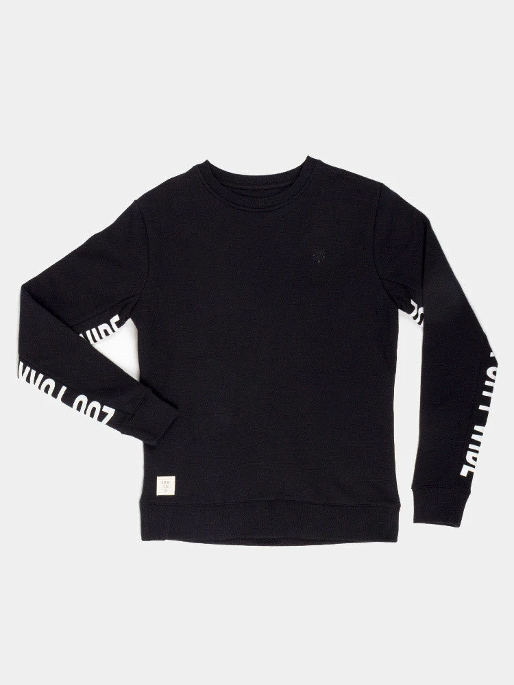 Zoo York Incline Fleece Crew Jet Black