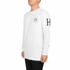 Huf Audible Long Sleeve Tee White