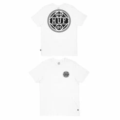 Huf Shield Tee White -Baby Crib Clothing & Footwear Sales Store huf shield tee white 3 800x