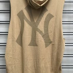 Majestic Athletic NFL Oakland Raiders Vincennes Muscle Hood Tan