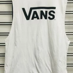 Vans Men's Classic Ver White Muscle Tee