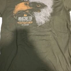 Macbeth Nightwatchers Eagle Green And Orange Men's Tee
