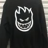 Spitfire Flame Logo Men's Black Jumper