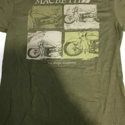 Macbeth San Diego Motorbikes Green Men's Tee
