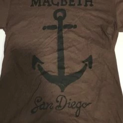 Macbeth San Diego Anchor Brown Men's Tee