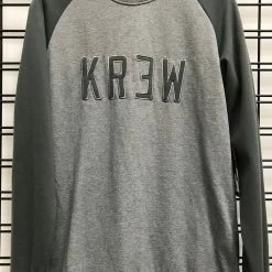 KR3W Minority Crew Men's Charcoal Fleece Jumper