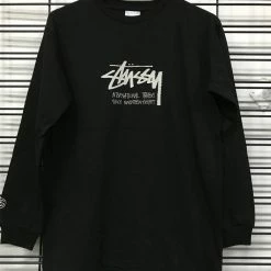 Stussy Stock OS Women's LS Tee ST197006 Black