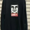Obey OG Face Crew Men's Dark Denim Jumper -Baby Crib Clothing & Footwear Sales Store image abf058aa 3e0f 407f a548 6d8d890620bd 800x