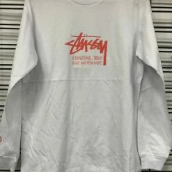 Stussy Stock OS Women's LS Tee ST197006 White
