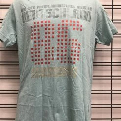 Mossimo SS 86 Foil Tee Pale Blue Marle Shirt