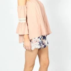Sass Clothing Sass Mexicali Shoulder Top Blush Pink 9989TWSS -Baby Crib Clothing & Footwear Sales Store img 2776 800x