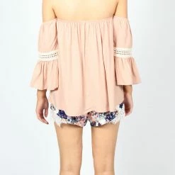 Sass Clothing Sass Mexicali Shoulder Top Blush Pink 9989TWSS -Baby Crib Clothing & Footwear Sales Store img 2777 800x