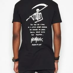 Nomadic Paradise Big Death Squad Black T-Shirt -Baby Crib Clothing & Footwear Sales Store xt3a0741 800x